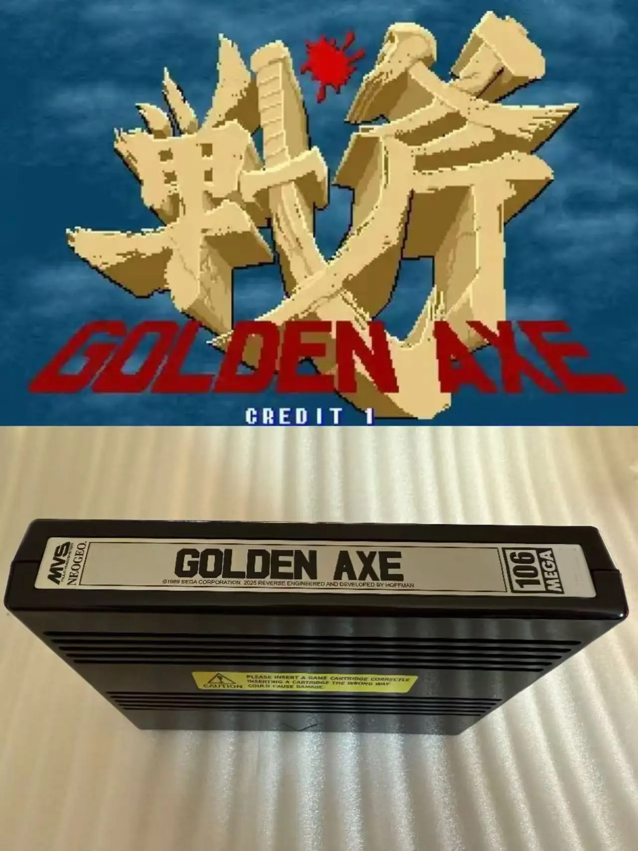 Retro Gaming Store - Golden AXE MVS NEO GEO Retro