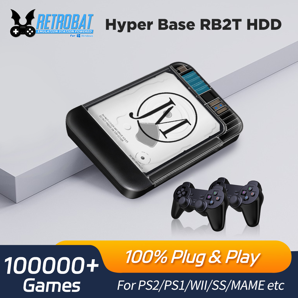 Retro Gaming Emulator - Retrobat 2T Portable External Game HDD