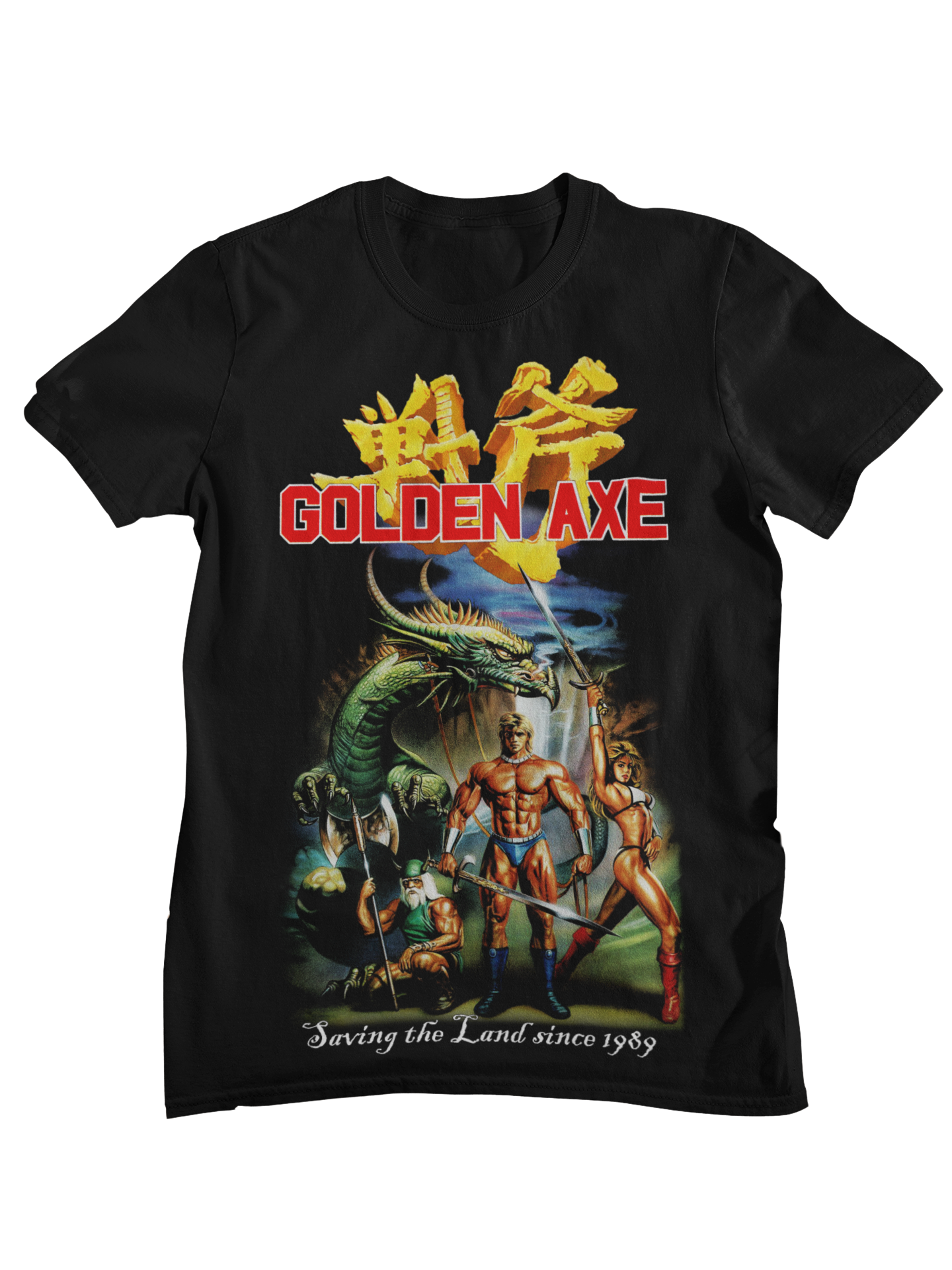 Retro Gaming Aesthetic - Golden Axe Retro Arcade Graphic T