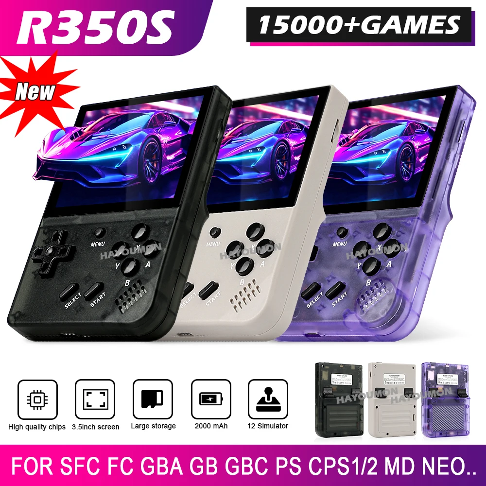 Retro Gaming Years - Classic Gray R350S Retro Handheld Game