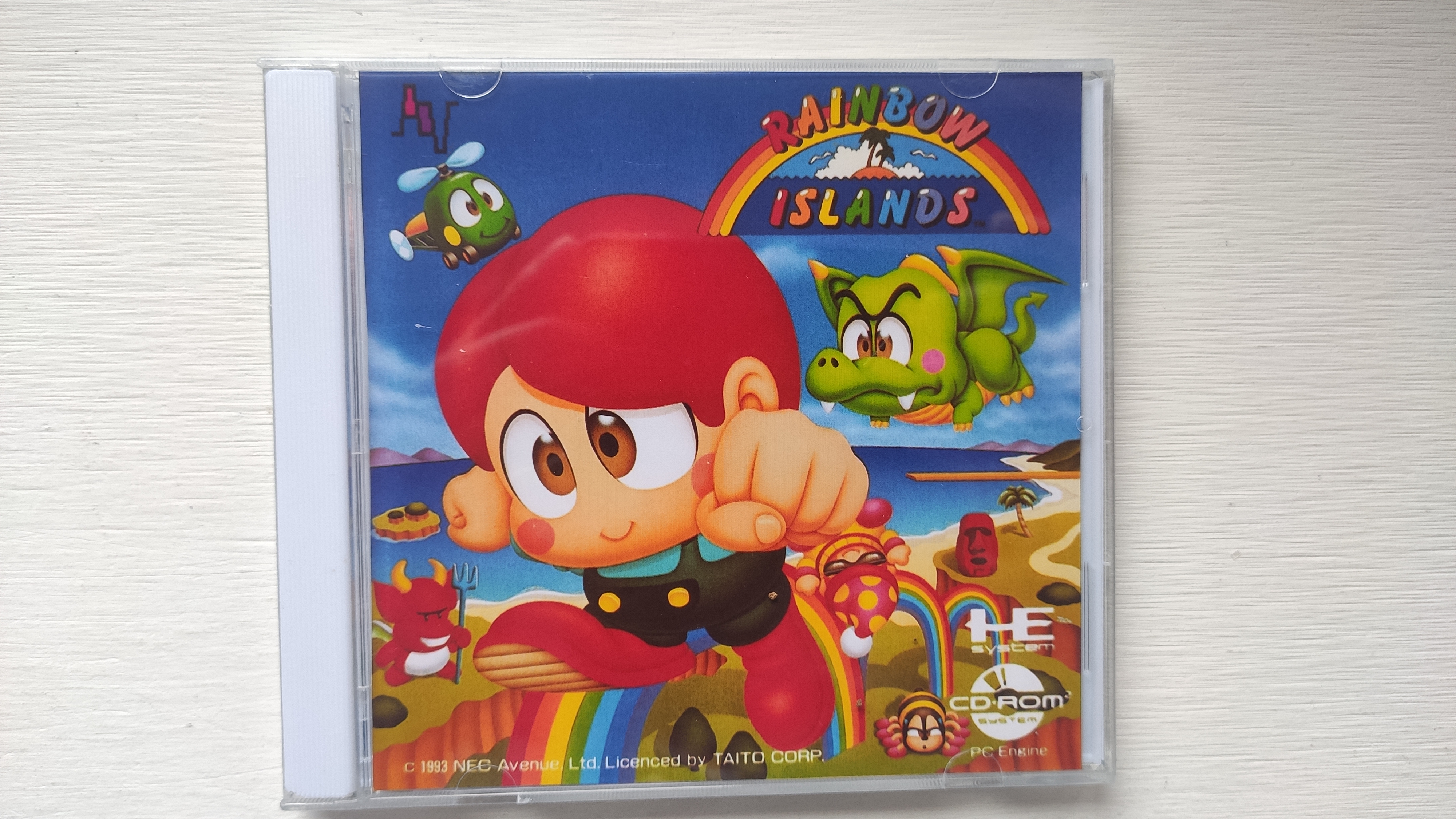 Retro X8 Gaming Console - PC engine Copy Disc Game rainbow