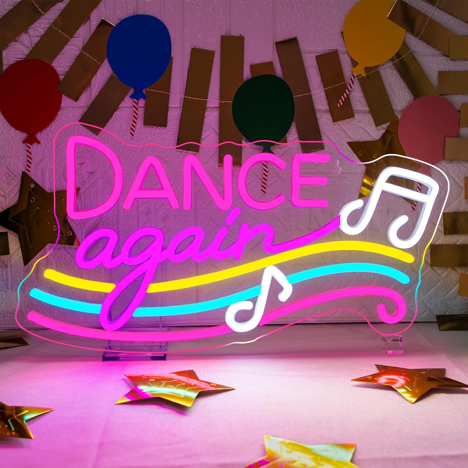 Retro Gaming Aesthetic - Dance Neon Sign USB Powered Handmade