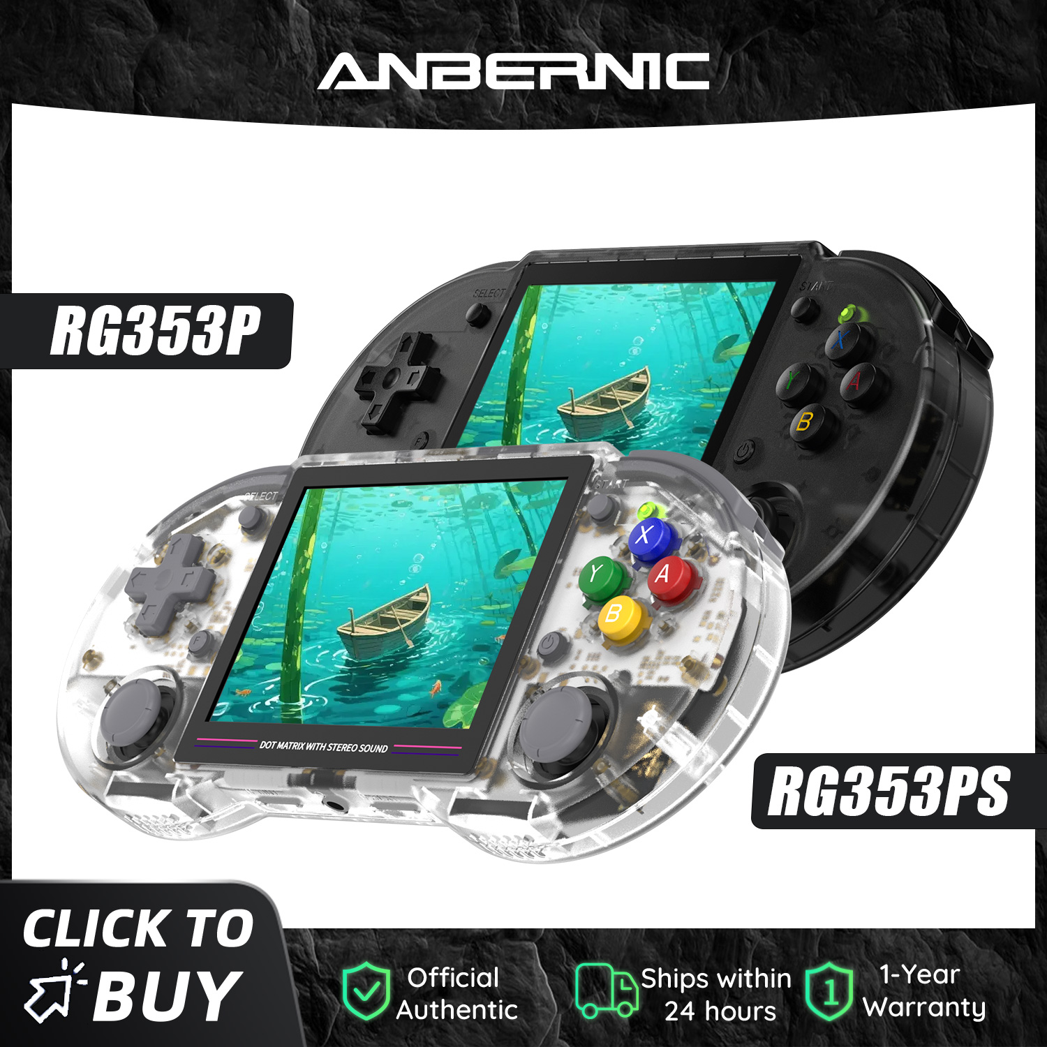 Retro X8 Gaming Console - Anbernic RG353P RG353PS 64 Bit Retro