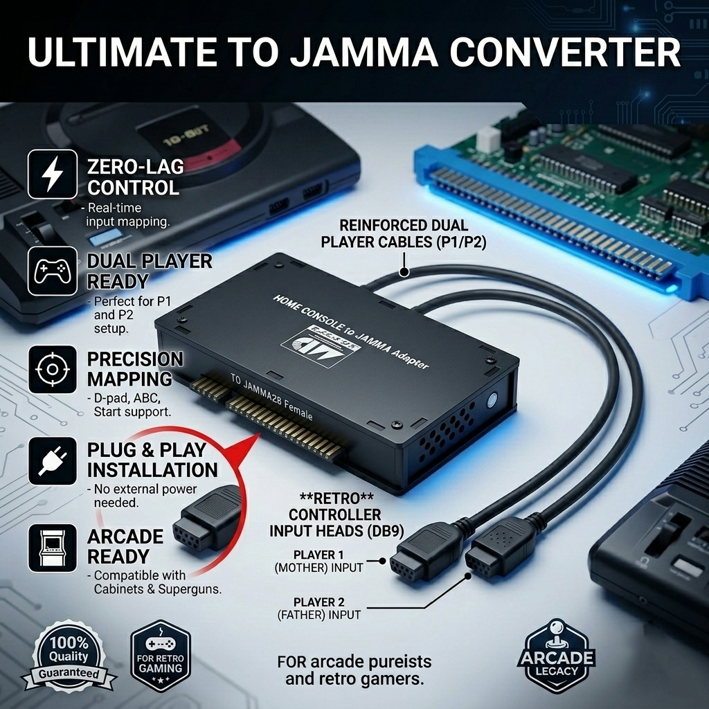 Retro Gaming Years - Mega Drive Genesis MD to JAMMA