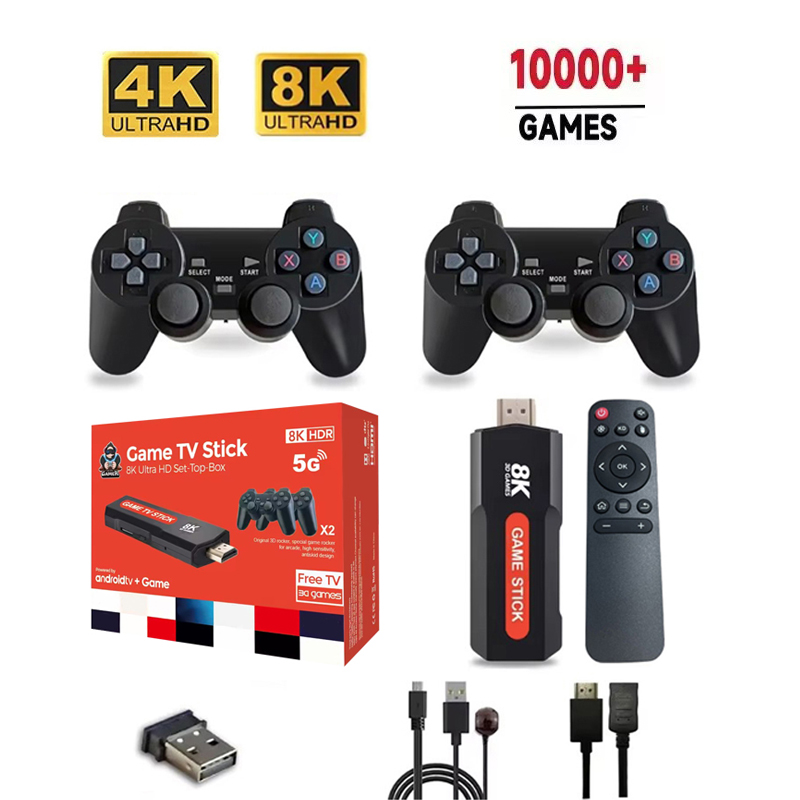 Retro X8 Gaming Console - X2 Game Stick HD 4K 8K