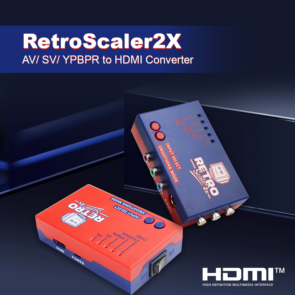 Retro Gaming Hard Drive - RetroScaler2x AV to HDMI® Converter and