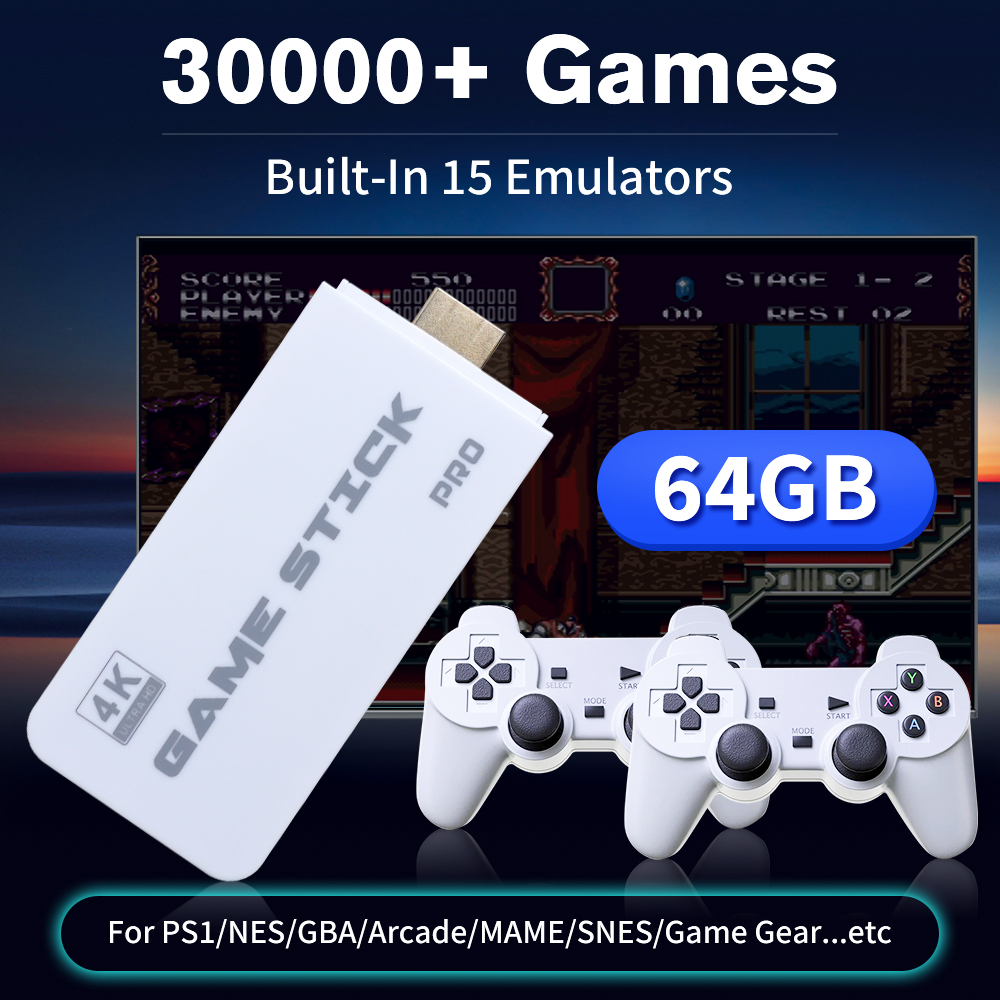Retro Gaming Emulator - G1 Video Game Consoles With 30000+