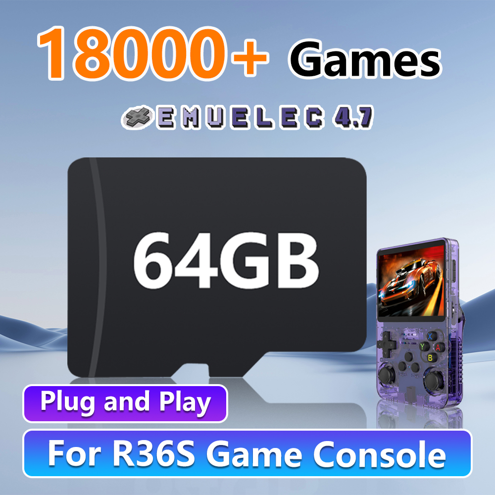 64GB Game Card for R36S Retro  - Retro Gaming N64 review and price