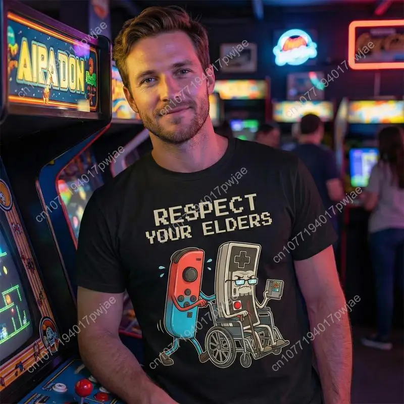 Funny Retro Gamer Graphic T-Sh - Retro Gaming Style review and price