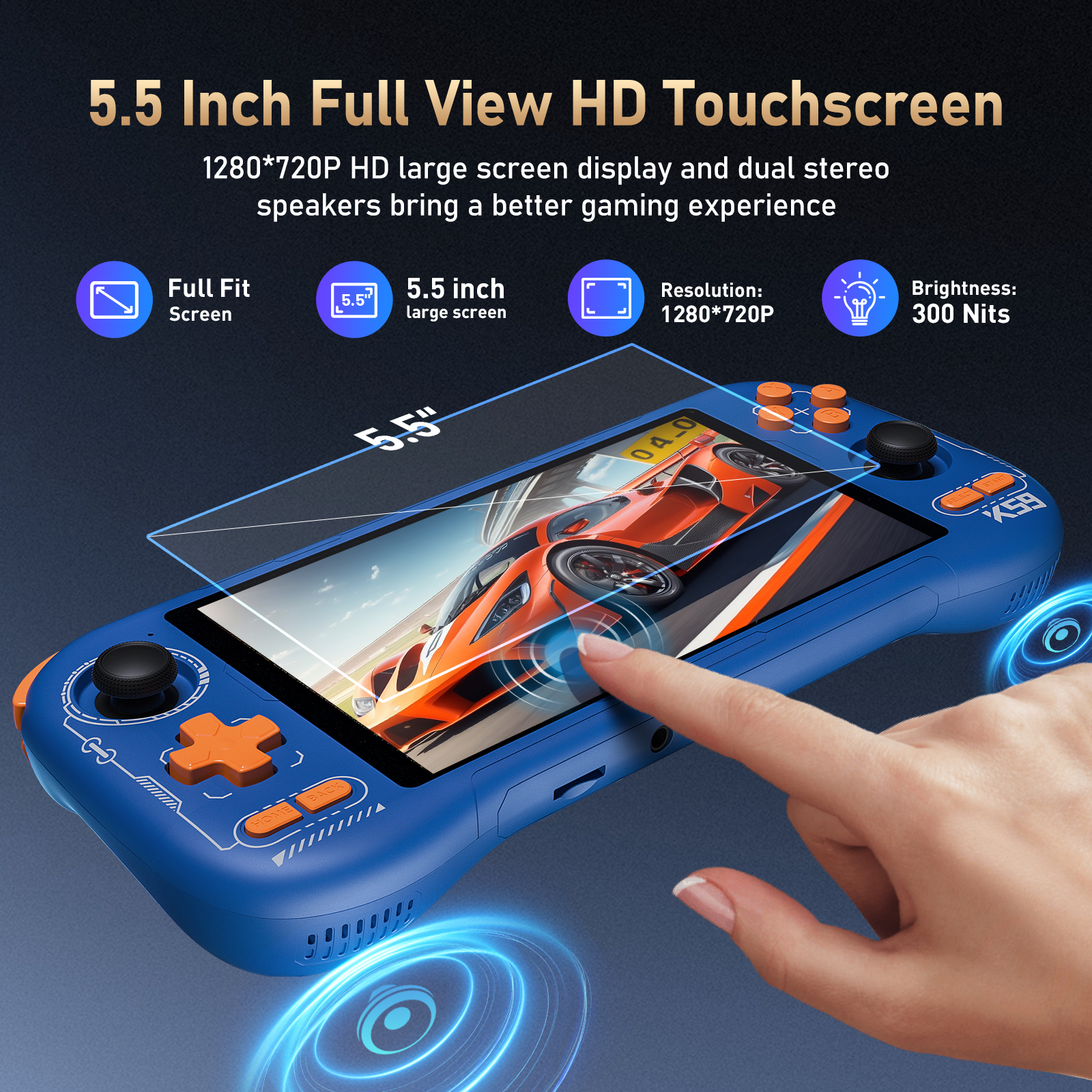 K59 Pro Android 14 Handheld Ga - Retro Gaming La review and price