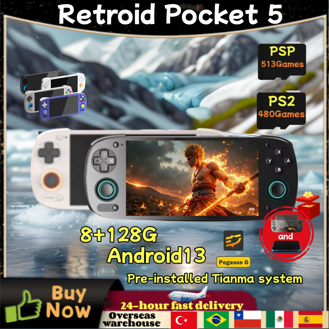 Retroid Pocket 5 RP5 Retro Han - Retro Gaming Android review and price