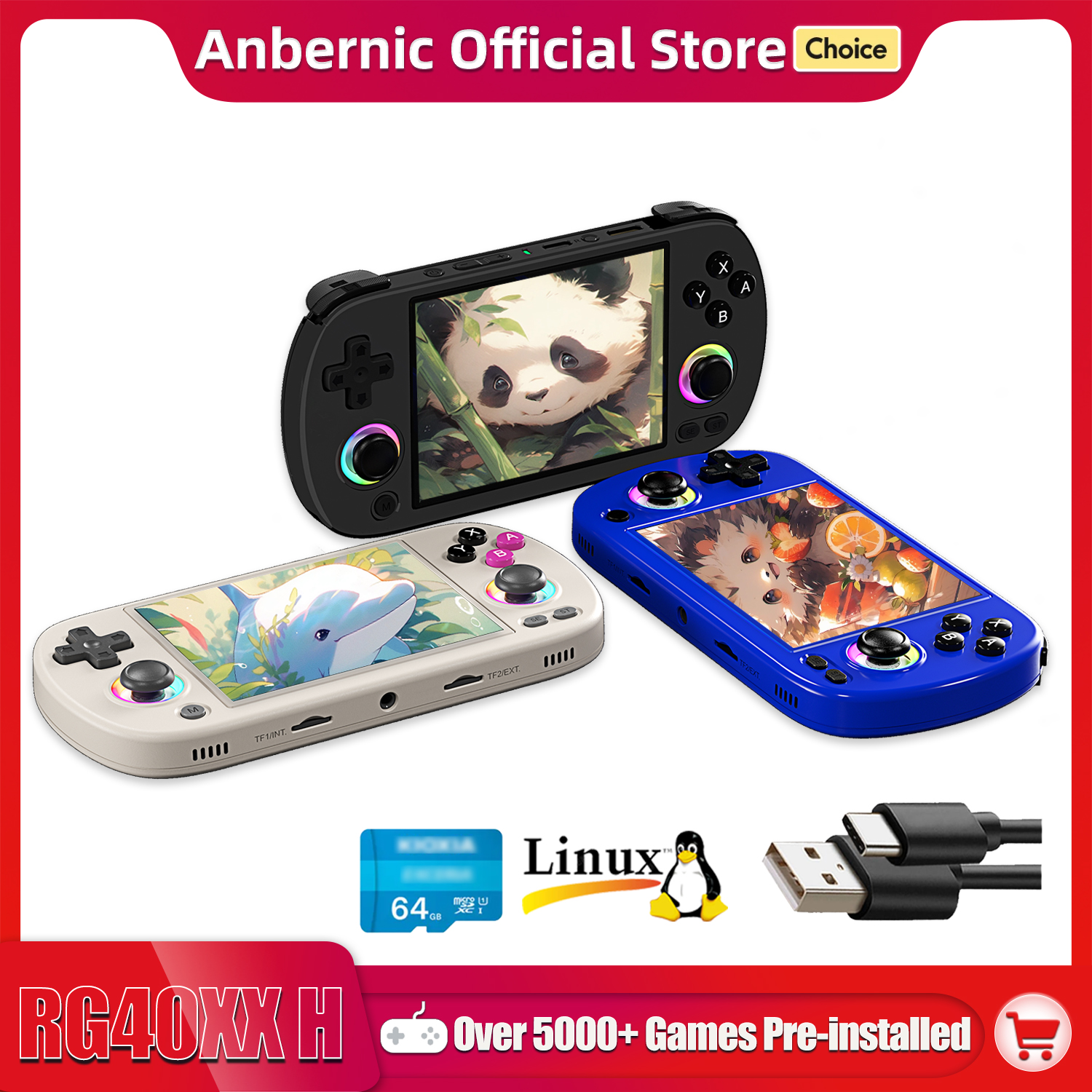 ANBERNIC RG40XX H Handheld Gam - Retro Gaming La review and price