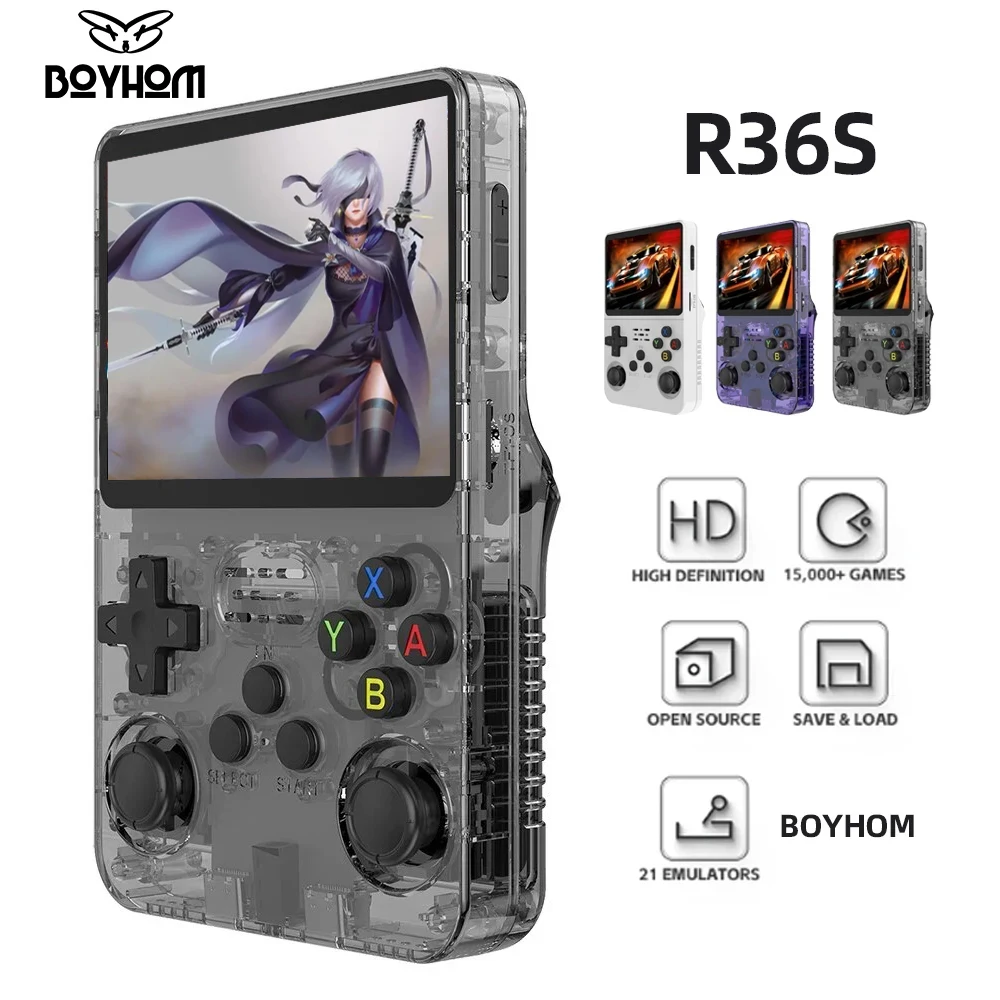 BOYHOM R36S Retro Handheld Vid - Retro Gaming Devices review and price