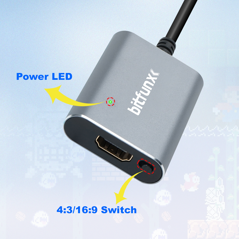 Bitfunx 720P Svideo / AV To HD - Retro Gaming N64 review and price