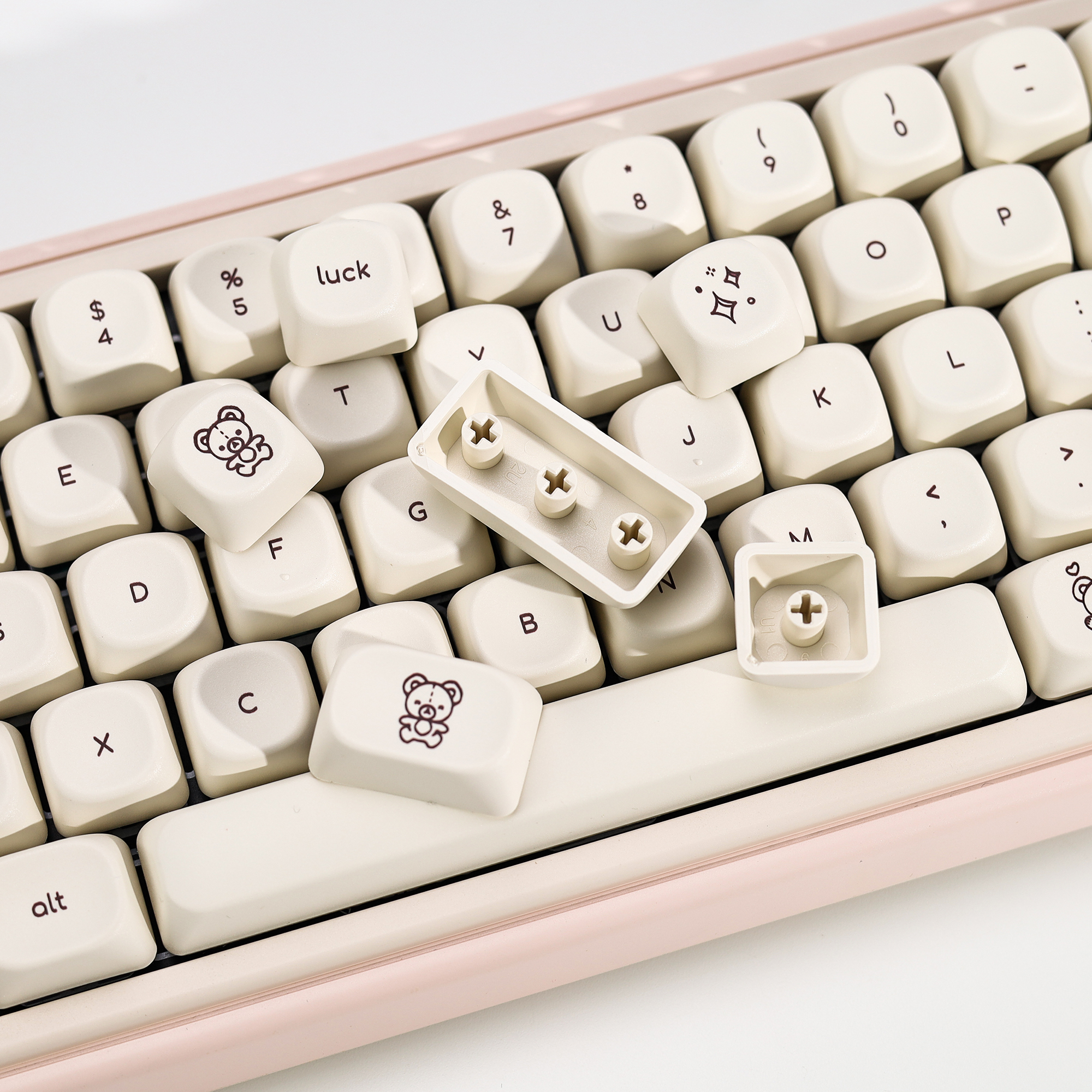 KBDiy Cute Bear Tales Keycaps  - Retro Gaming Style review and price