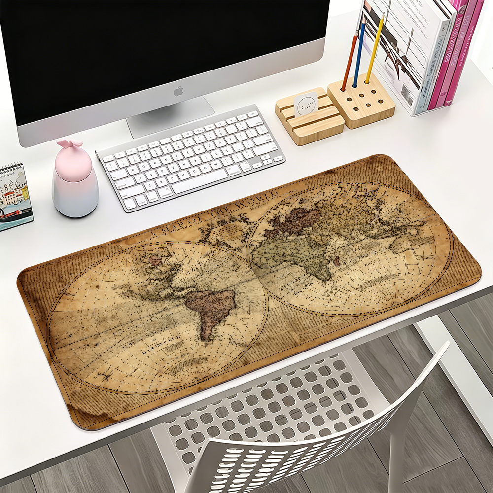 Retro Style World Map Mouse Pa - Retro Gaming Style review and price