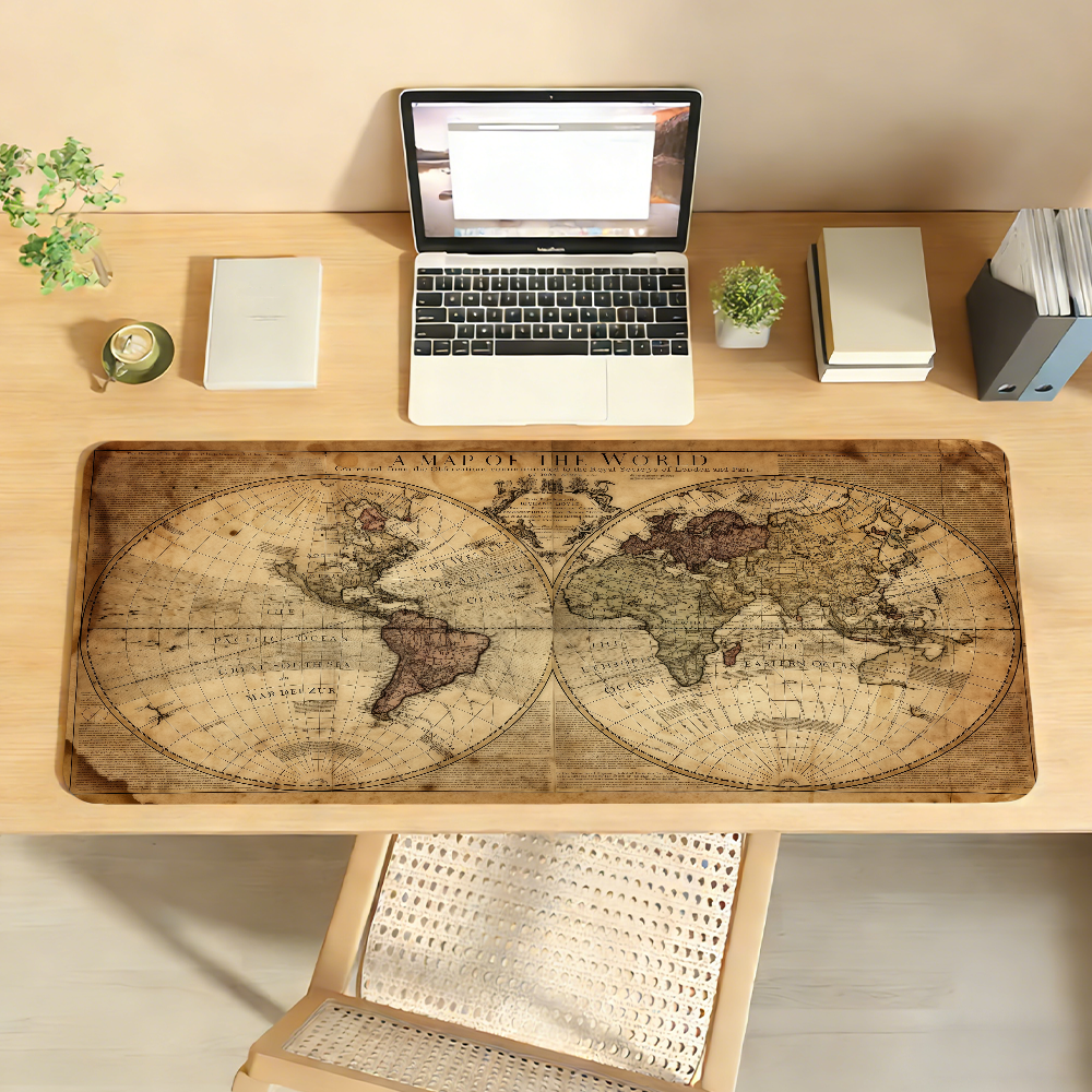 Retro Style World Map Mouse Pa - Retro Gaming Style review and price