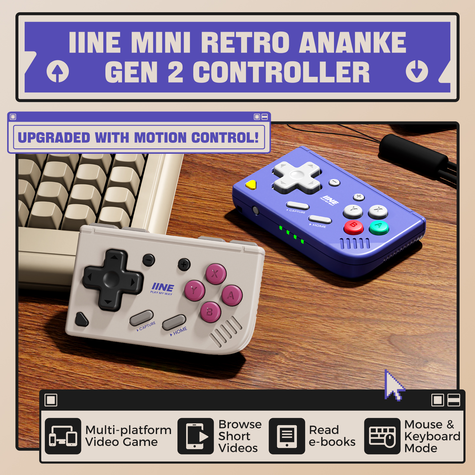 IINE Mini Retro Ananke Gen 2 G - Retro Gaming Android review and price