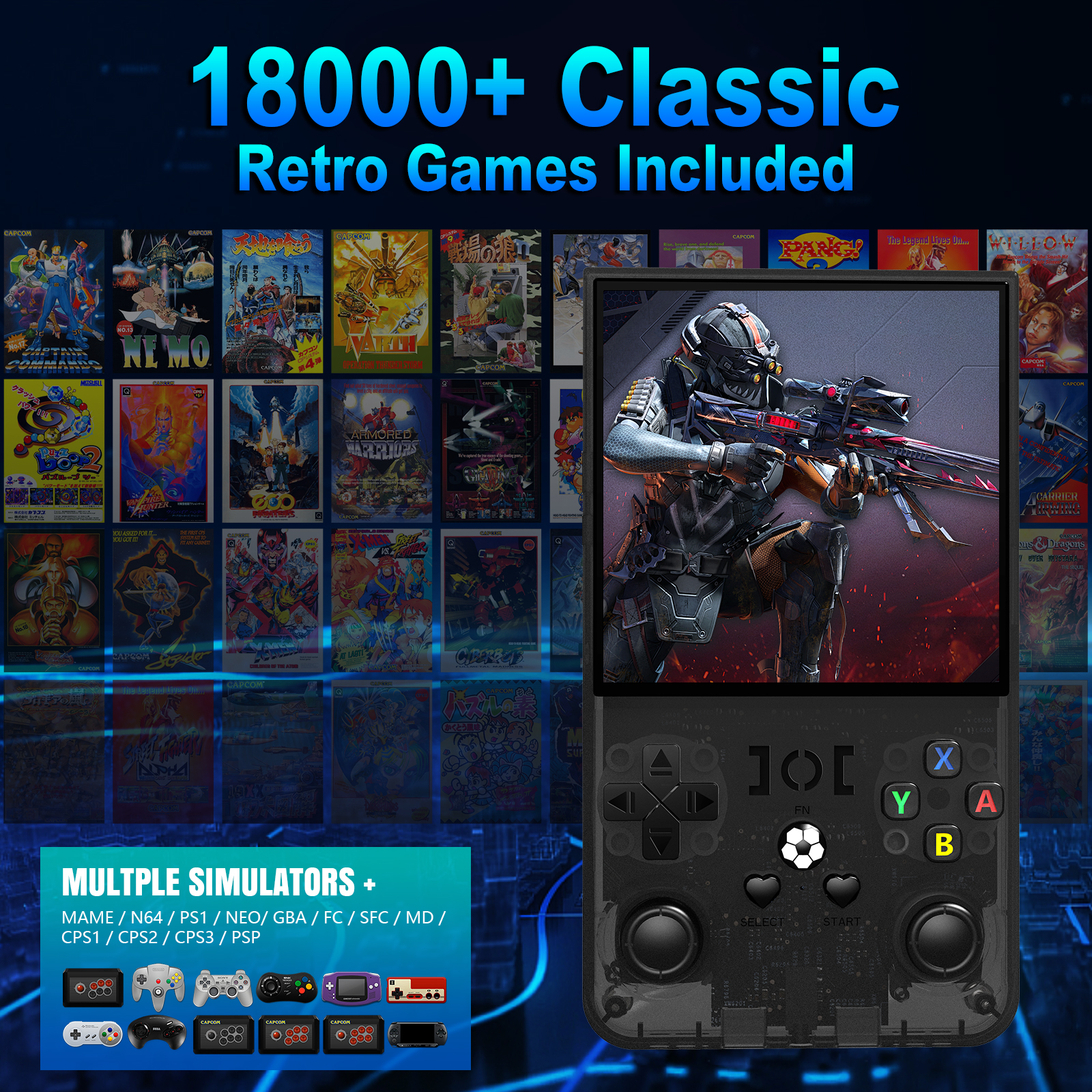 Open Source R36MAX Portable Vi - Retro X8 Gaming Console review and price
