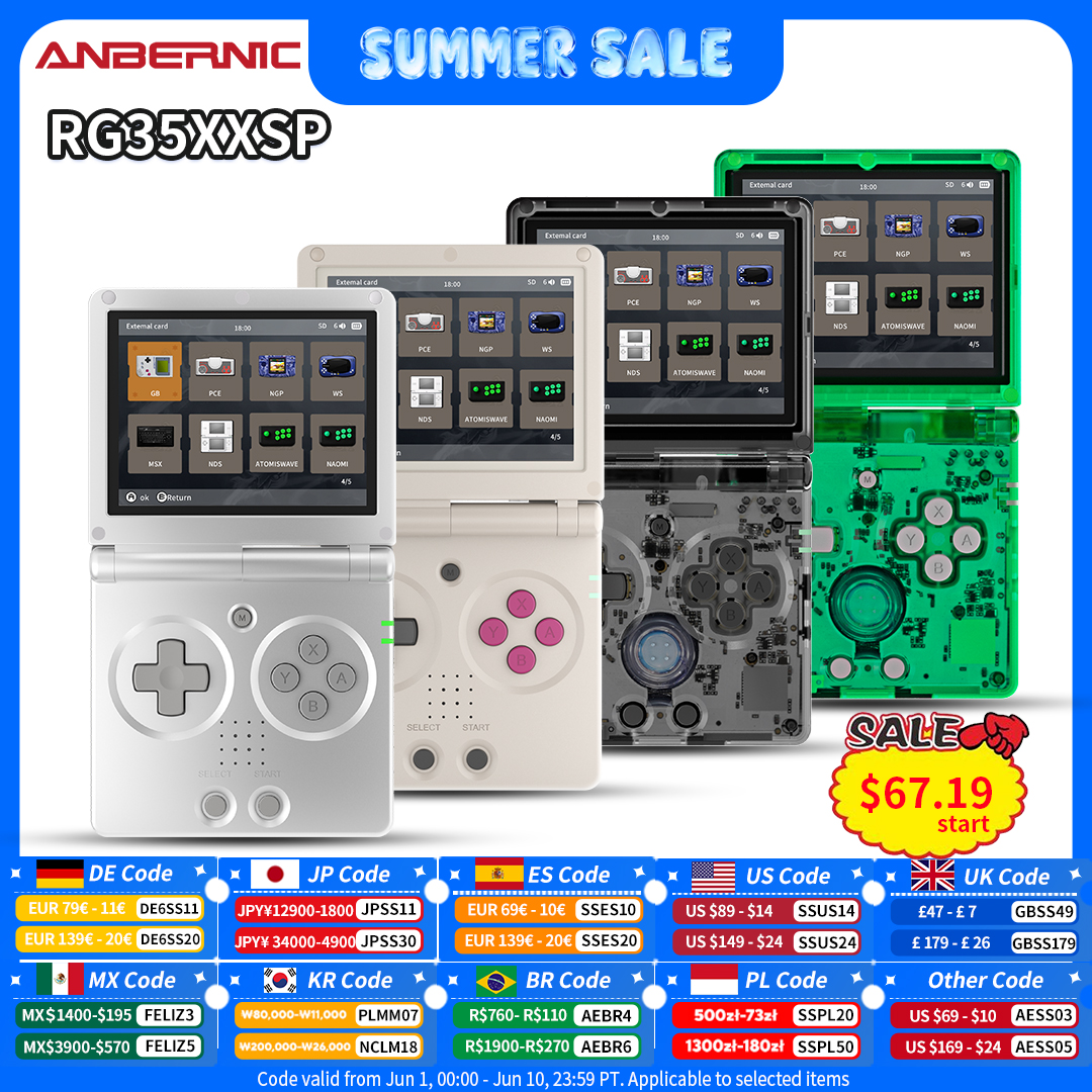Anbernic RG35XXSP Retro Flip H - Retro Gaming La review and price