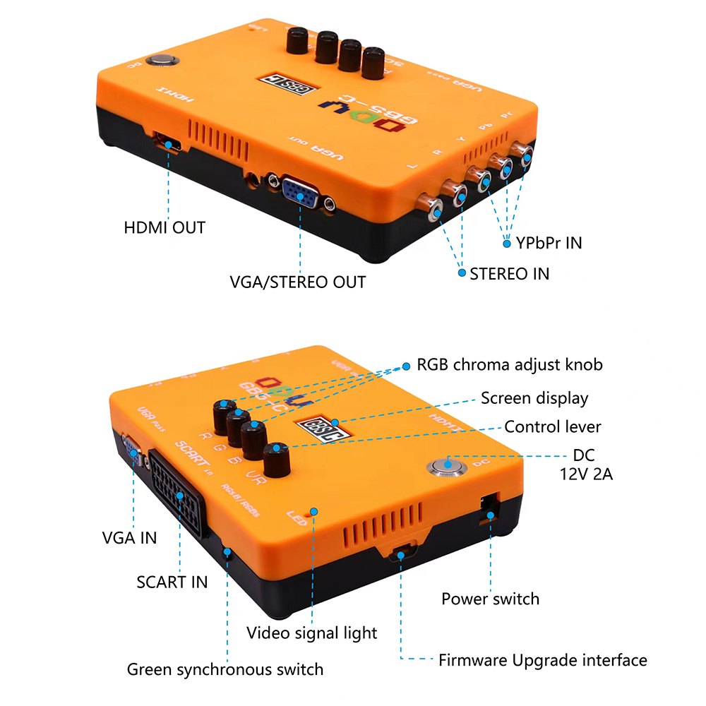 ODV-GBS-C Component/VGA/Scart  - Retro Gaming N64 review and price
