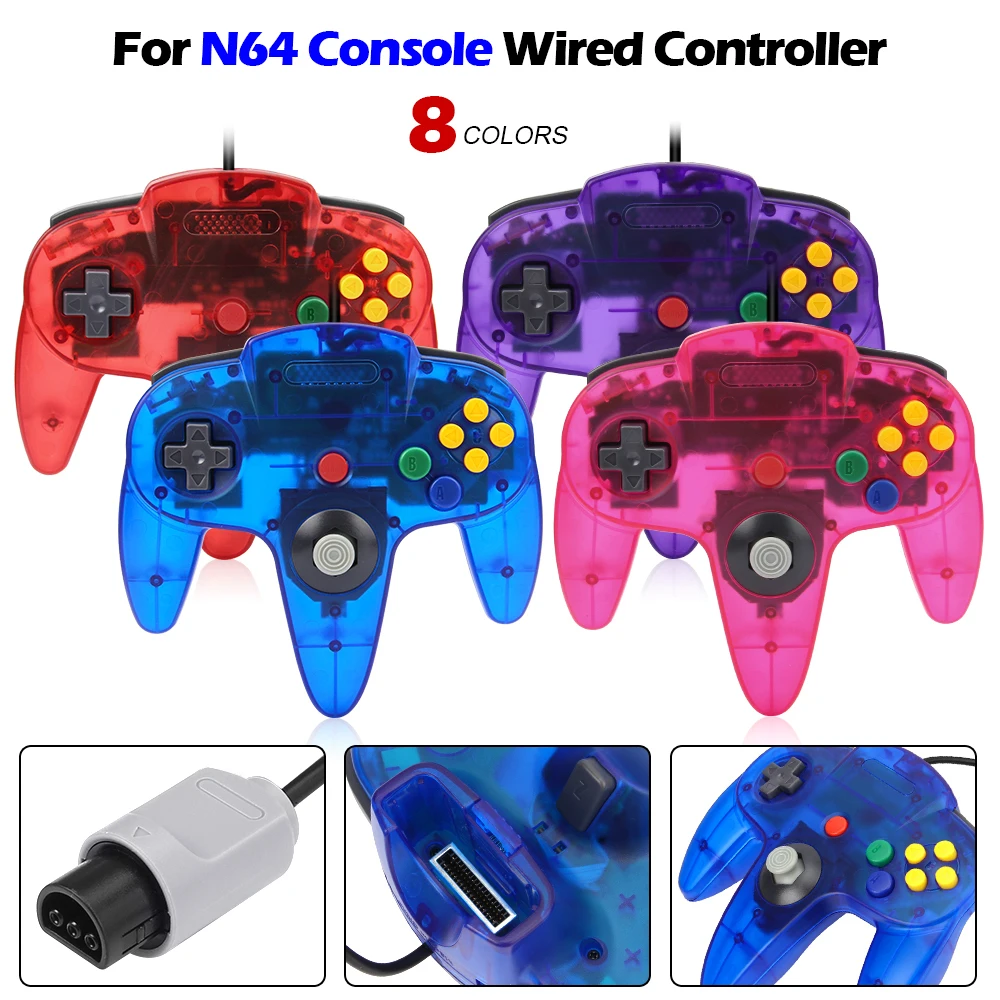 8 Colors Wired Gamepad For N64 - Retro Gaming N64 review and price