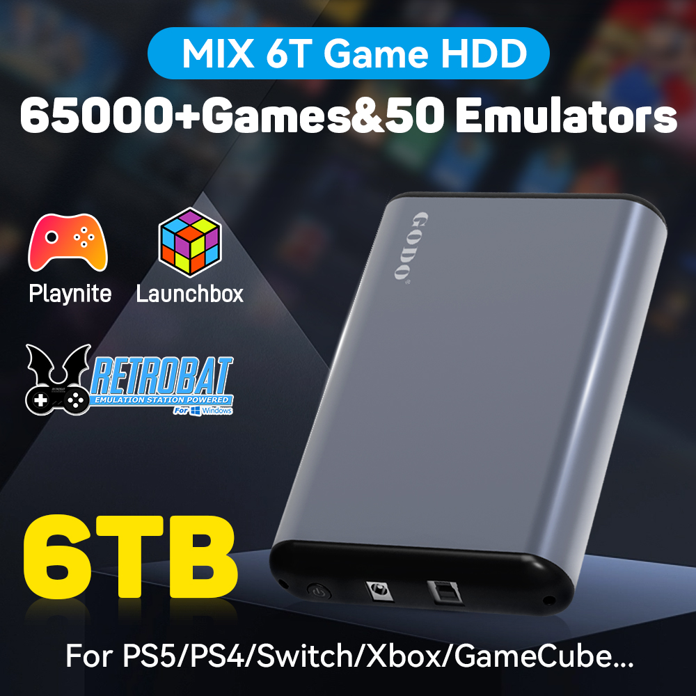 Mix 6T Portable Emulator Game  - Retro Gaming Hard Drive review and price