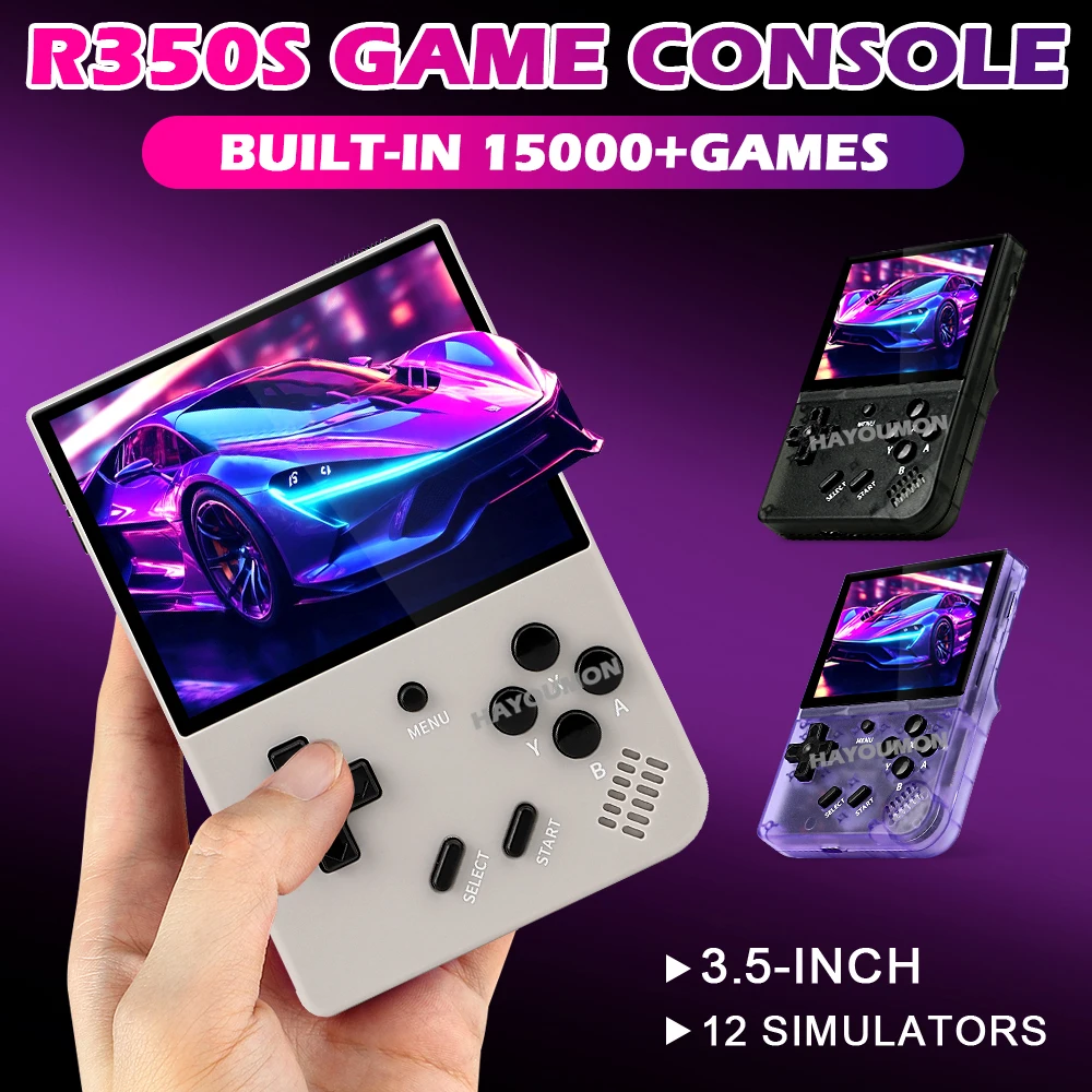 Classic Gray R350S Retro Handh - Retro Gaming Years review and price