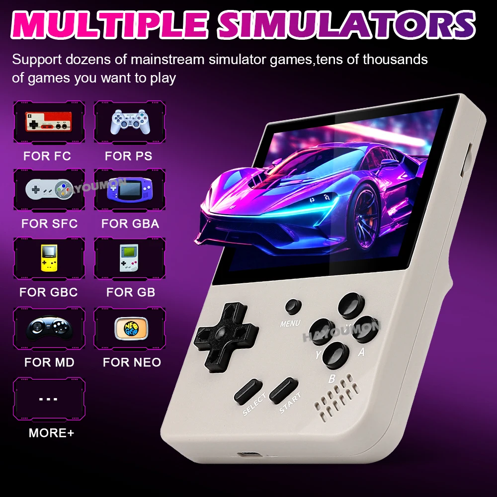 Classic Gray R350S Retro Handh - Retro Gaming Years review and price