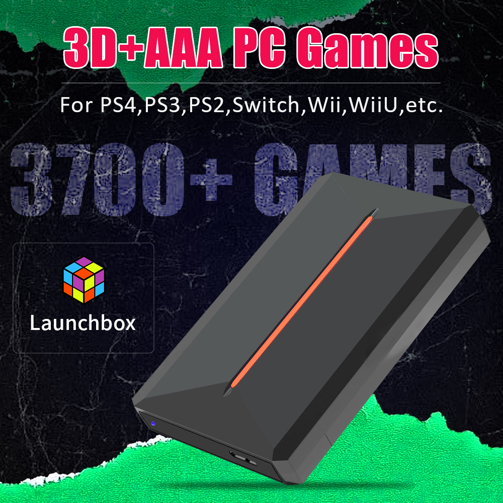 500GB Gaming HDD Launchbox OS  - Retro Gaming Hard Drive review and price