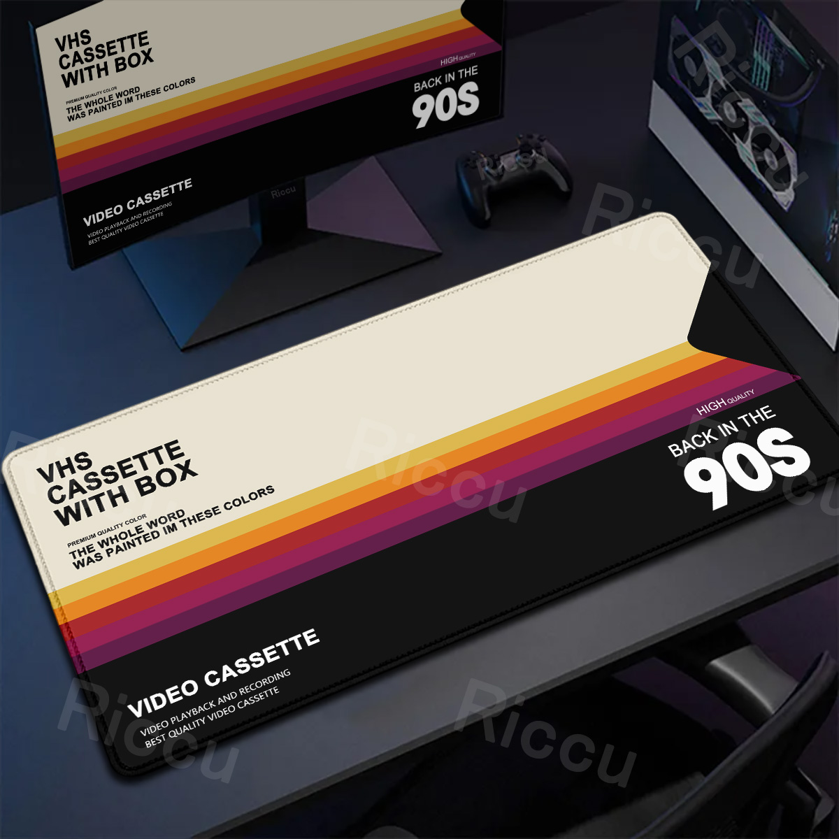 Retro VHS Style Mouse Pad Xxl  - Retro Gaming Style review and price