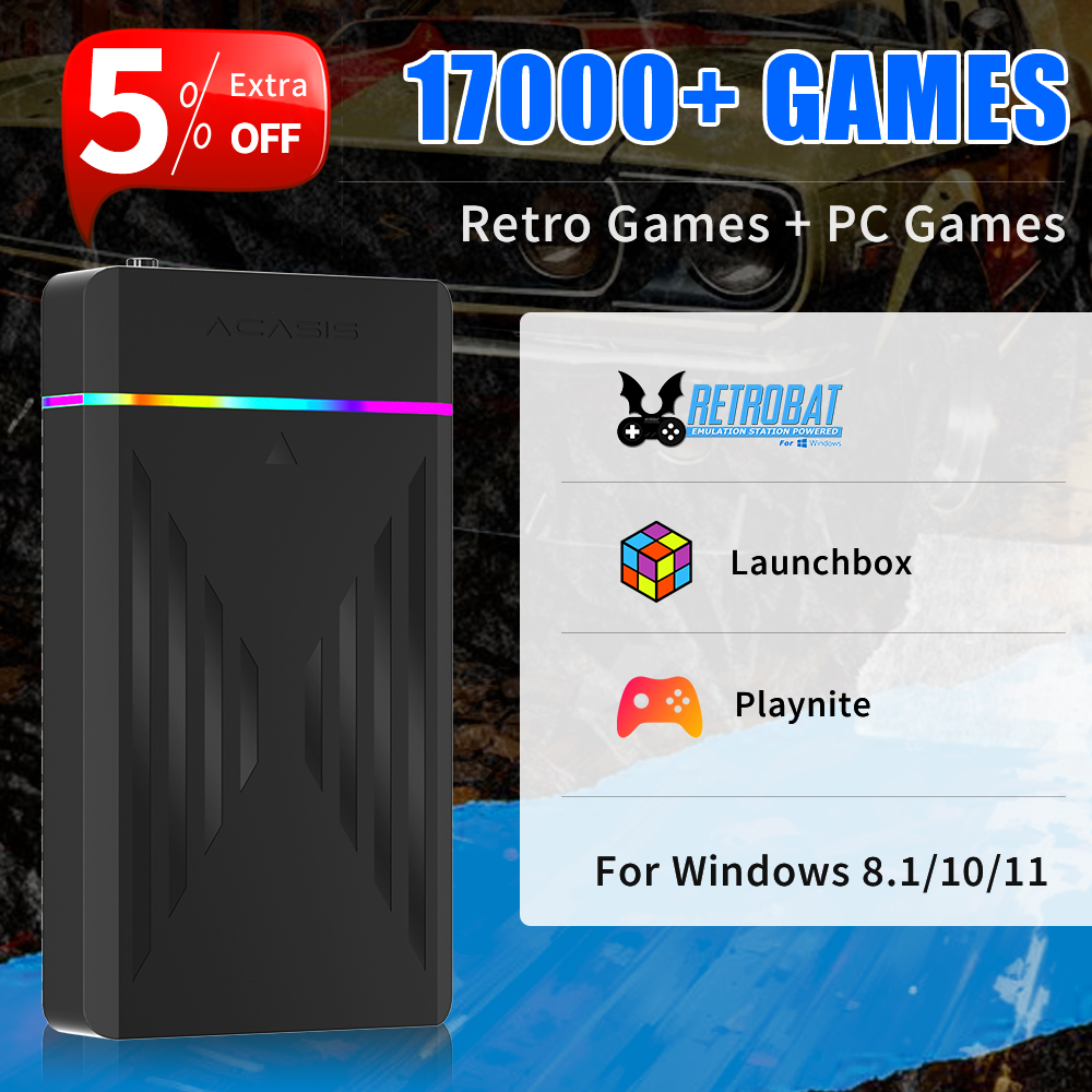 GC 3T Gaming Hard Drive With 1 - Retro Gaming Hard Drive review and price