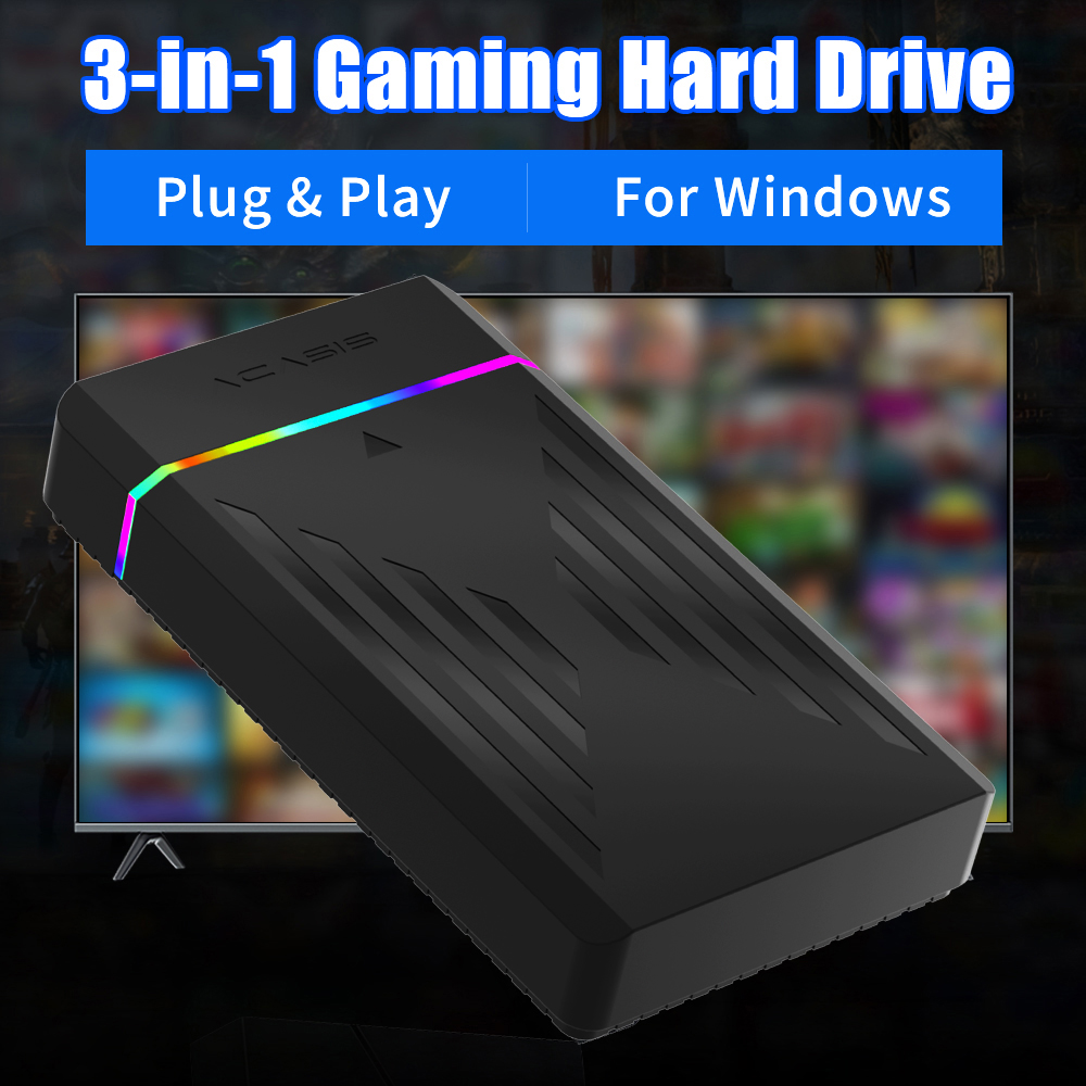 GC 3T Gaming Hard Drive With 1 - Retro Gaming Hard Drive review and price