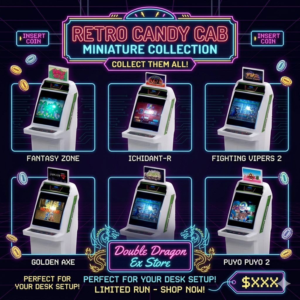 Retro Arcade Miniatures Deskto - Retro Gaming Years review and price
