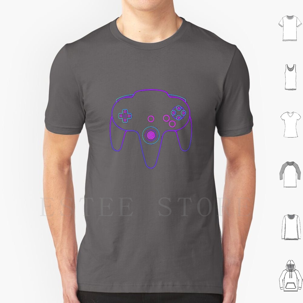 Neon Controller N64 T Shirt Me - Retro Gaming N64 review and price
