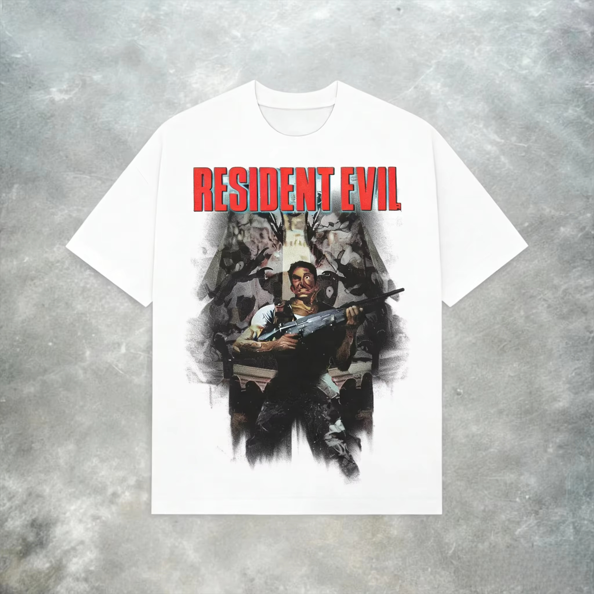 Resident Evil T-shirt_ Y2K Ret - Retro Gaming Aesthetic review and price