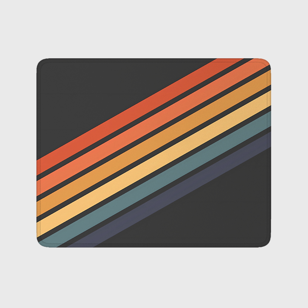 Retro Stripes 70s Style Mouse  - Retro Gaming Style review and price