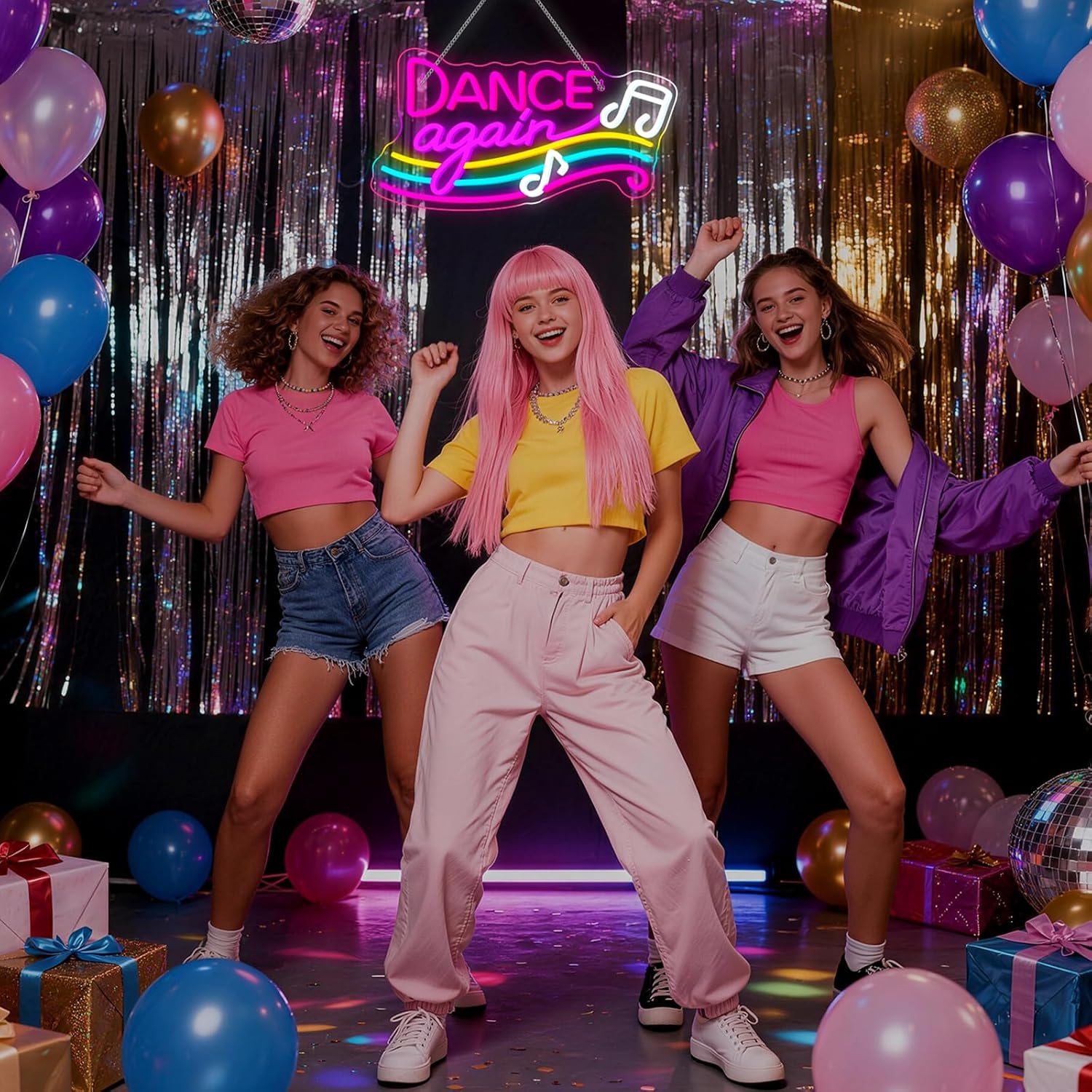 Dance Neon Sign USB Powered Ha - Retro Gaming Aesthetic review and price