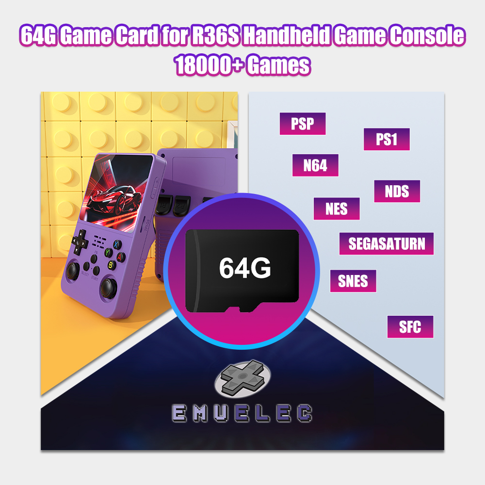 64G Game TF Card for R36S Vide - Retro Gaming N64 review and price