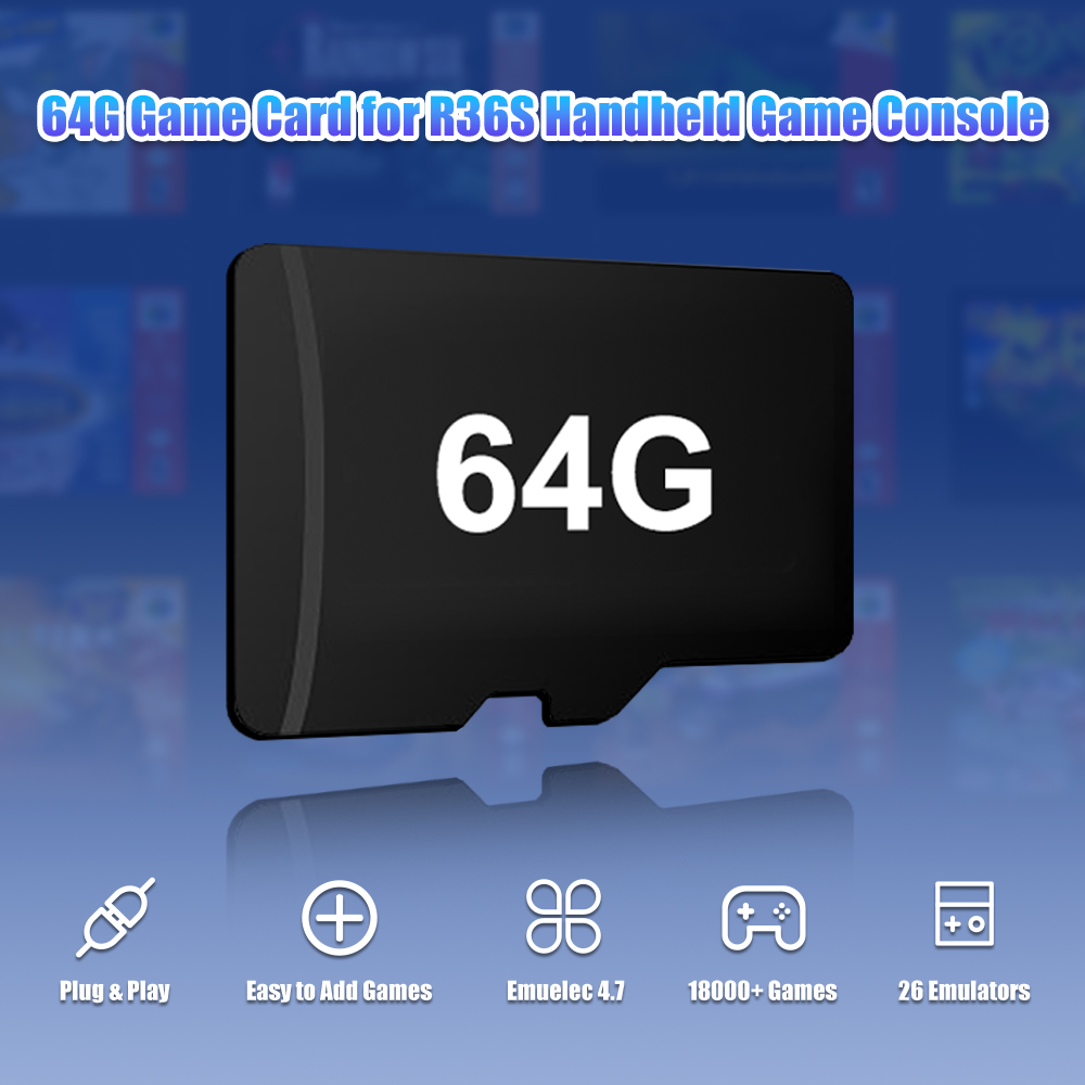64G Game TF Card for R36S Vide - Retro Gaming N64 review and price
