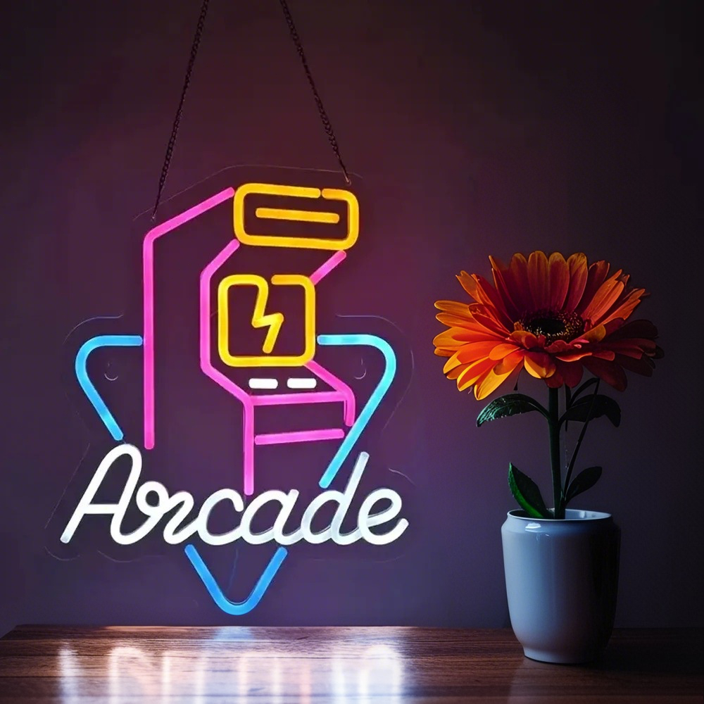 Retro Pixel Neon Sign LED | US - Retro Gaming Years review and price