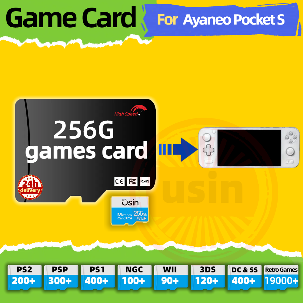 Game Card For Ayaneo Pocket S  - Memory Card Ps1 review and price
