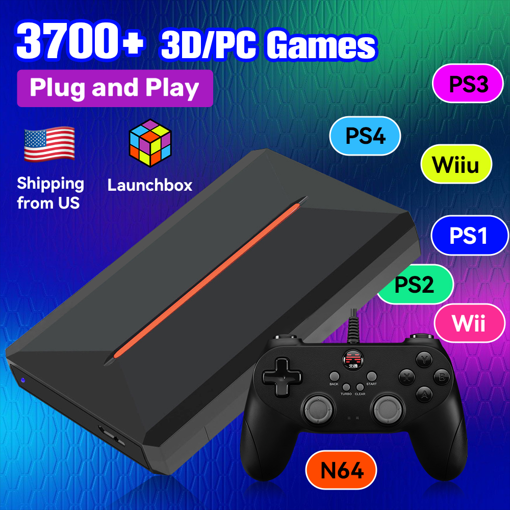 Launchbox OS 500GB Portable Ga - Retro Gaming Devices review and price