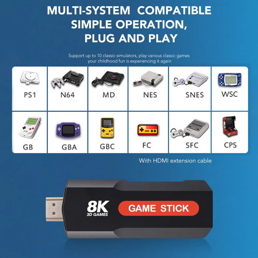 X2 Game Stick HD 4K 8K 3D Cons - Retro X8 Gaming Console review and price