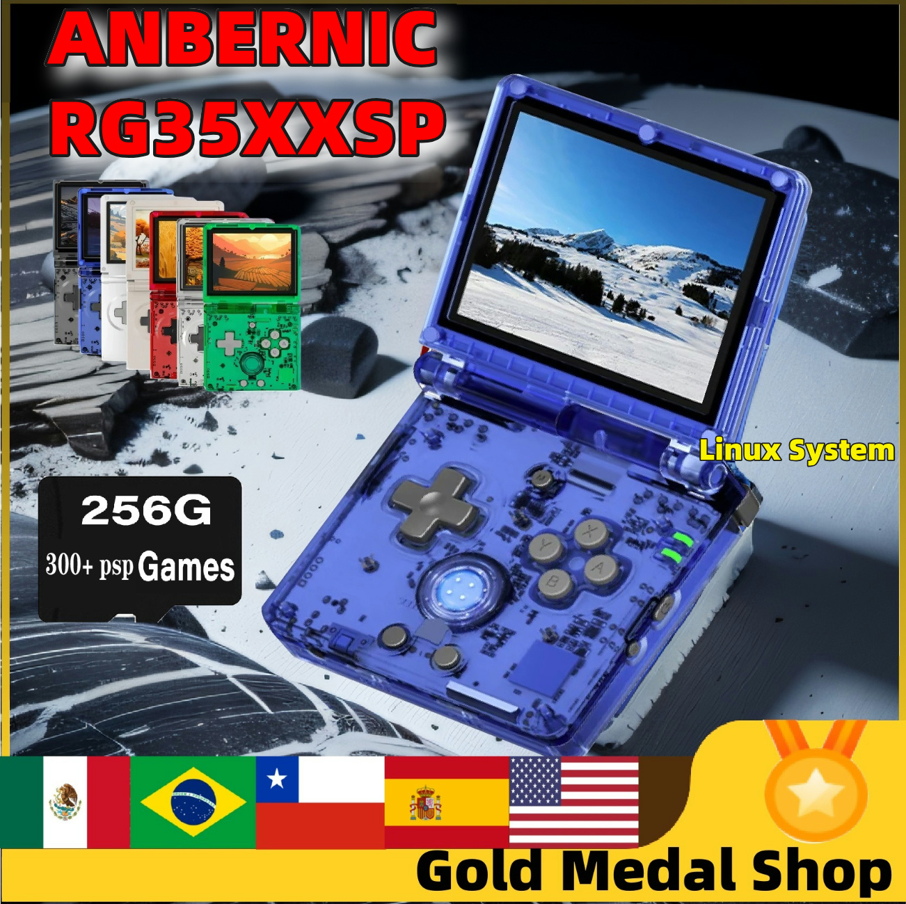 ANBERNIC RG35XXSP Retro Flip H - Retro Gaming Devices review and price
