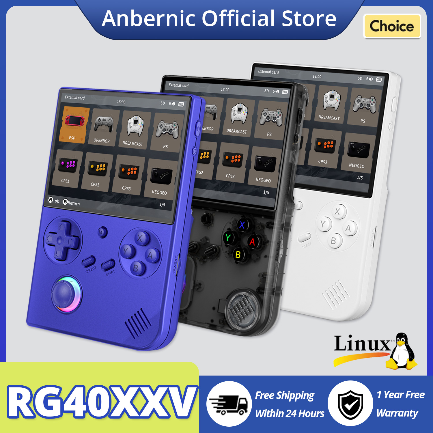 ANBERNIC RG40XX V Handheld Gam - Retro Gaming La review and price