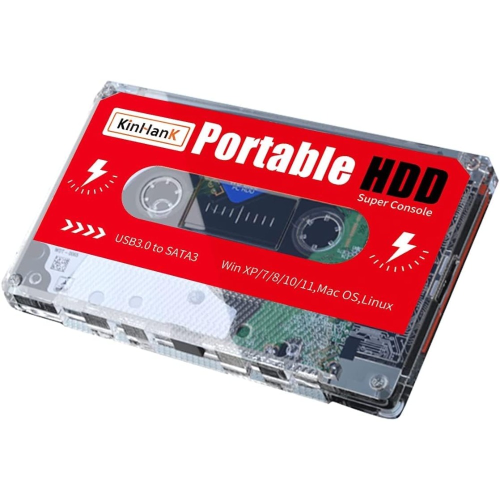 2TB Portable External Hard Dri - Retro Gaming Hard Drive review and price