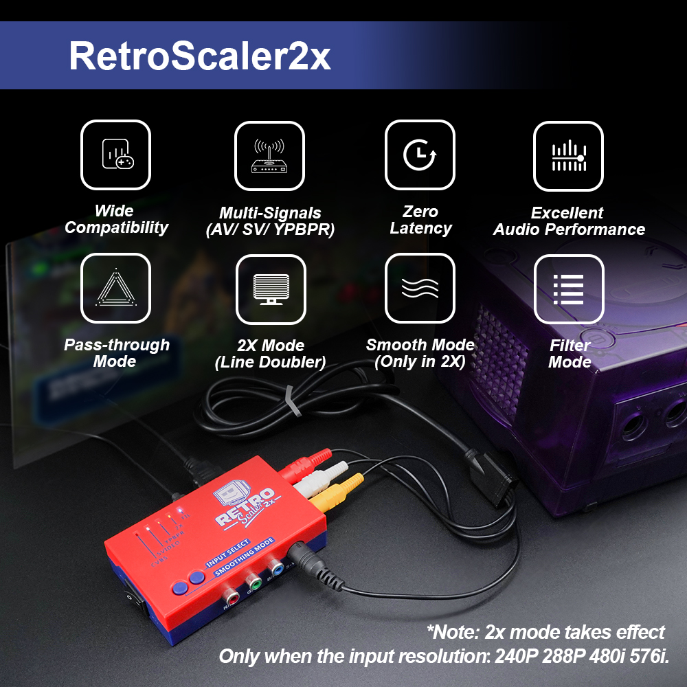 RetroScaler2x AV to HDMI® Conv - Retro Gaming Hard Drive review and price
