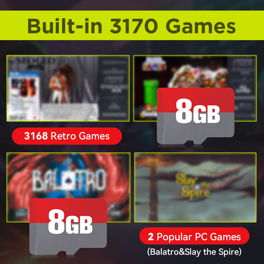 8GB TF Game Card with 3170 Ret - Retro X8 Gaming Console review and price