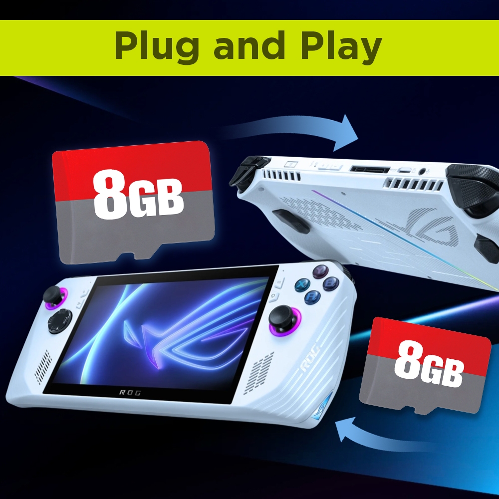 8GB TF Game Card with 3170 Ret - Retro X8 Gaming Console review and price